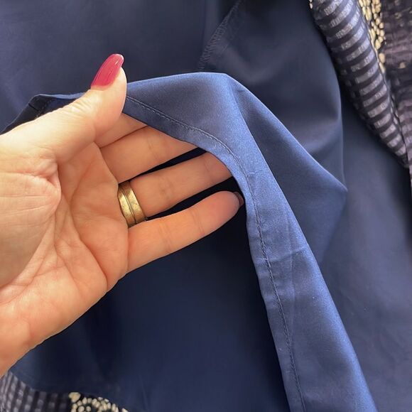 Madewell Navy Skyscape Flowerstamp Shift Dress XS - Picture 5 of 5